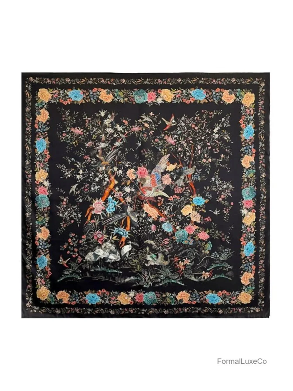 100% Mulberry Silk Large Square Scarf Lightweight Headscarf Shawl Gift Packed